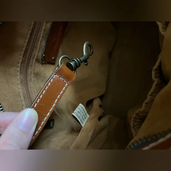 Patricia Nash Poppy Tote Cognac - Picture 10 of 12